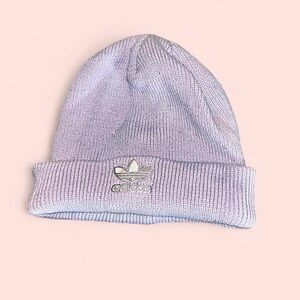 lavender adidas beanie
